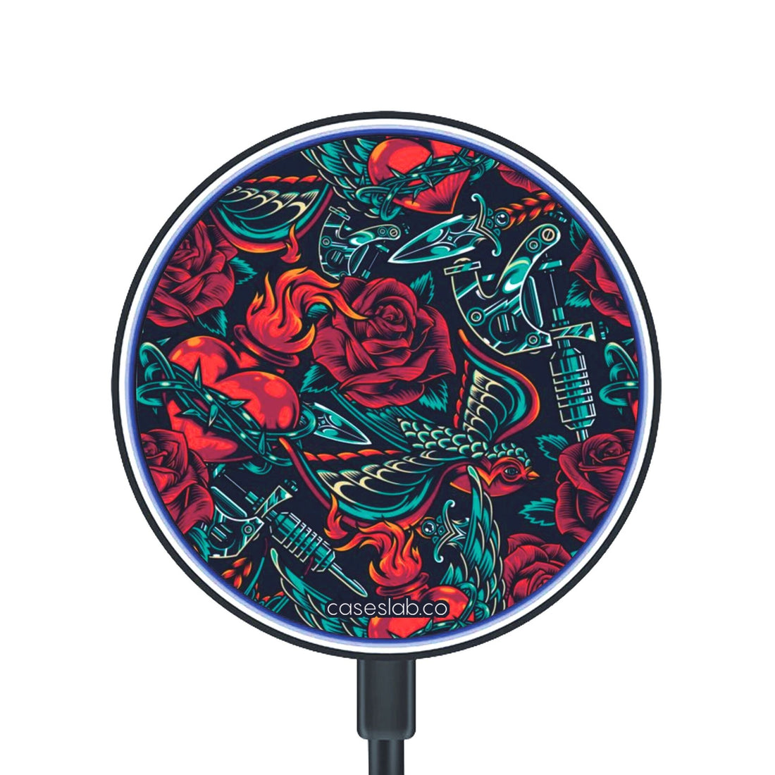 FIRE AND ROSES WIRELESS CHARGER